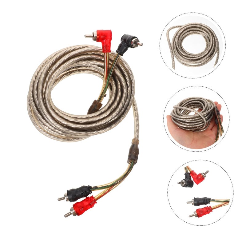 Pure Copper Car Audio Amplifier Cable for Enhanced Sound Quality Low Signal Loss - Image 4