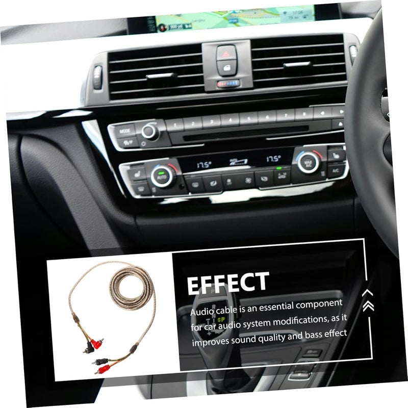 Pure Copper Car Audio Amplifier Cable for Enhanced Sound Quality Low Signal Loss - Image 5