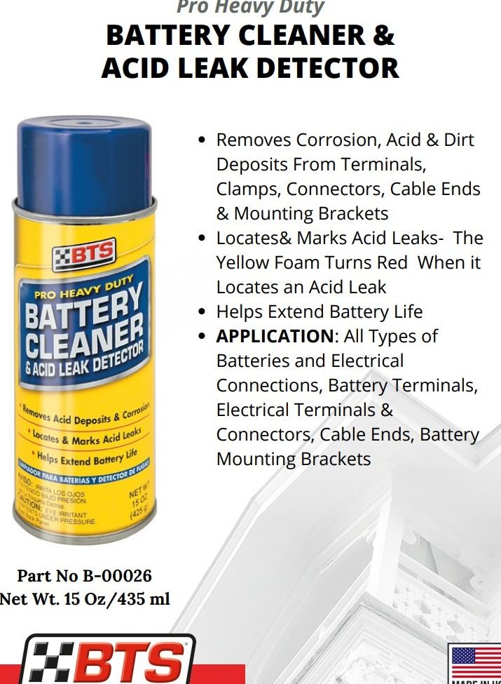 BTS BATTERY CLEANER  & ACID LEAK DETECTOR - Image 2