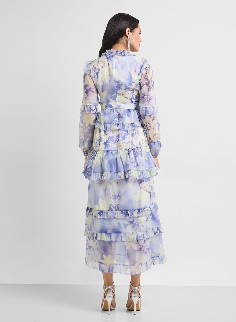 Khizana Floral Print Dress - Image 2