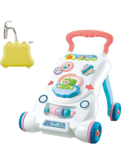 2-in-1 Baby Walker with Music & Activity Center – Supports First Steps, Motor Skill Development, for 9-24 Months