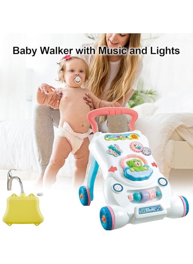 Whynot - 2-in-1 Baby Walker with Music & Activity Center – Supports First Steps, Motor Skill Development, for 9-24 Months - Image 1