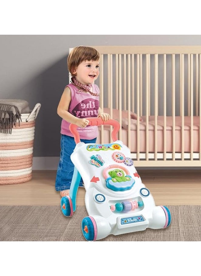 Whynot - 2-in-1 Baby Walker with Music & Activity Center – Supports First Steps, Motor Skill Development, for 9-24 Months - Image 1