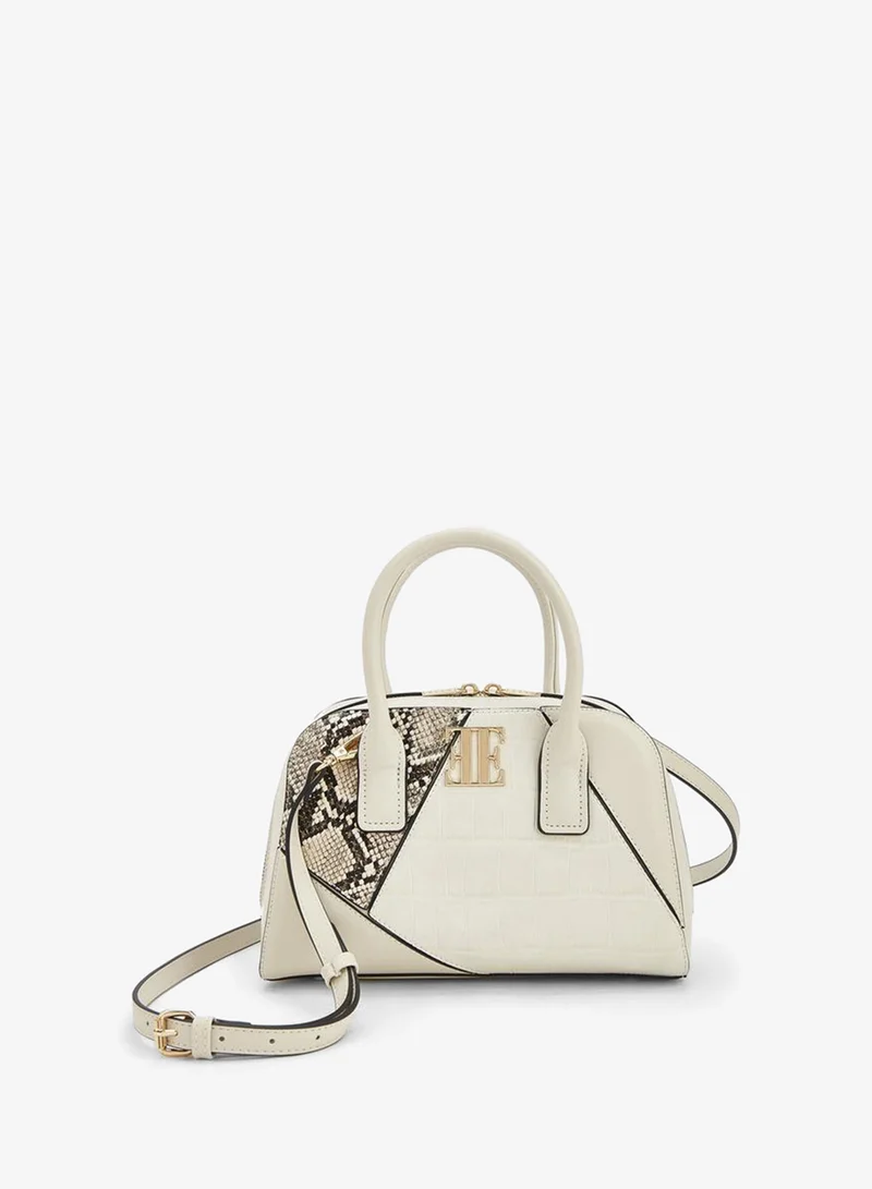 ELLE Textured Tote Bag with Detachable Strap