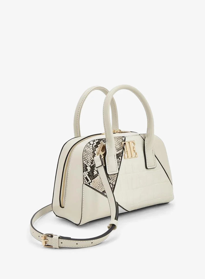 ELLE Textured Tote Bag with Detachable Strap