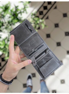 VISSO 111 Leather Personalized Wallet with Coin Pocket Leather Bag  - Image 3