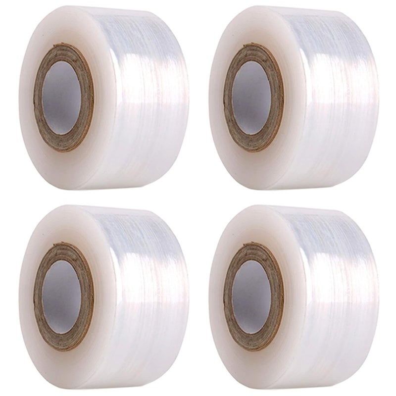kulusion 4 Pcs Grafting Tape for Fruit Trees Floral Grafting Tools Garden Plant Nursery Tape PE Stretchable Self Adhesive Membrane Clear Floristry Film - Image 1