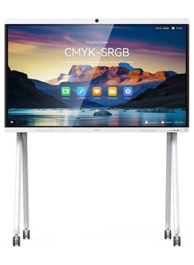 HUAWEI IdeaHub S2, IHS2-65SA, Intelligent Collaboration Device 65-inch infrared screen, Jade white, overseas IHS2-65SA Black - Image 1