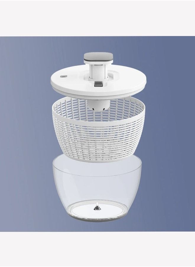 Arabest Vegetable Dehydrator,Salad Fruit Spinner,Household Large Capacity Dehydrator,Kitchen Vegetable Accessories Drain,Salad Basket - Image 5