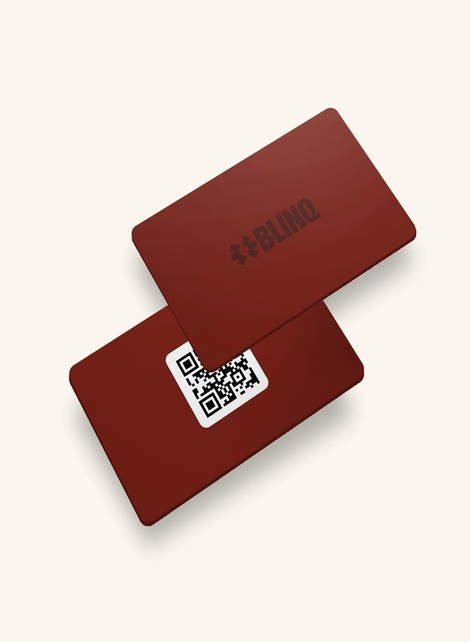 Blinq NFC Digital Business Card - PVC Card - Tap to Share (Red) - Image 2