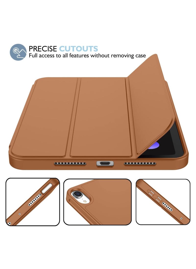 JAJEEK NEW Smart Case with Pencil Holder Compatible with iPad Mini 6, Trifold Stand Smart Case with Soft TPU Back, Auto Wake/Sleep, Dust Proof & Anti-Fingerprint, Heavy Duty Protection - Image 4