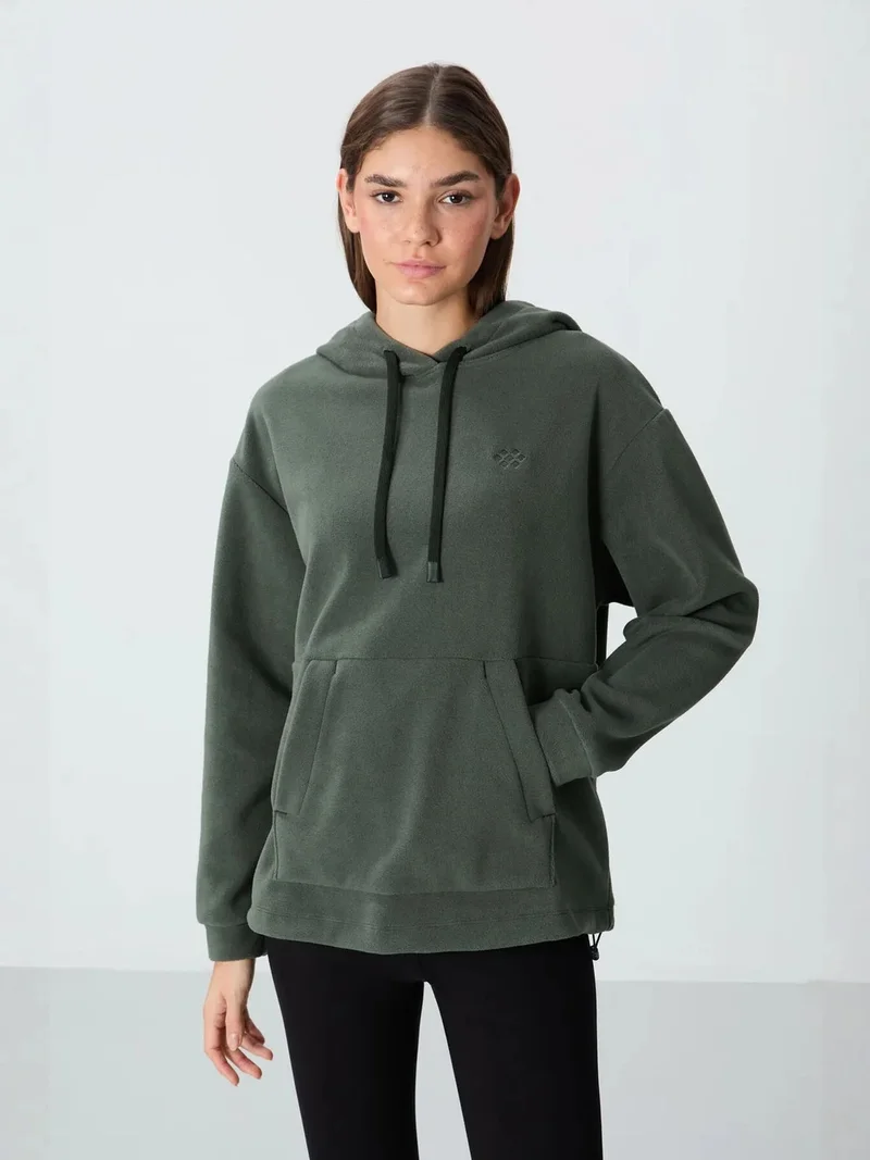 تومي لايف TOMMY Oversized Plush Hoodie With Embroidery