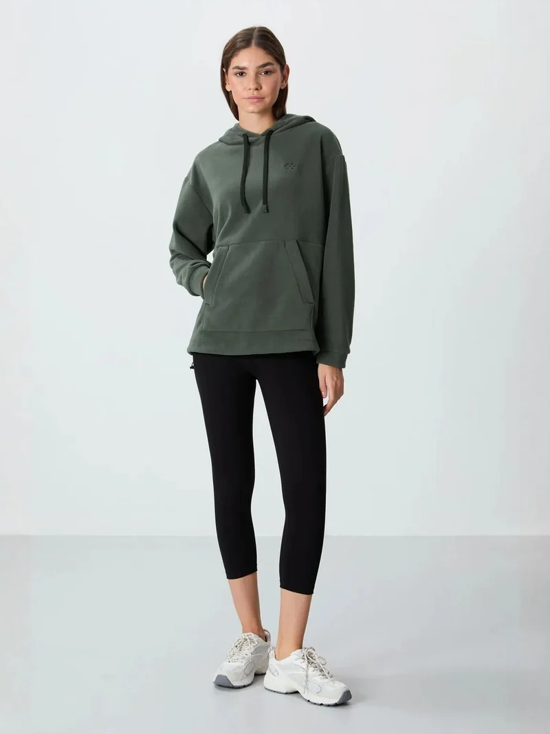 تومي لايف TOMMY Oversized Plush Hoodie With Embroidery