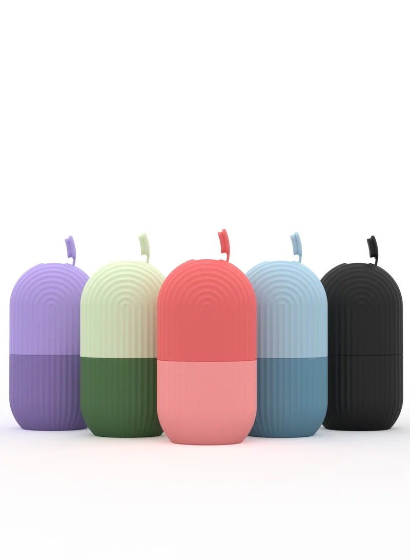Facial Ice Cube Silicone Tube Reusable Ice Roller Mold for Skin Care, Face Cooling & Beauty Treatment, Easy to Fill & Freeze - Image 5