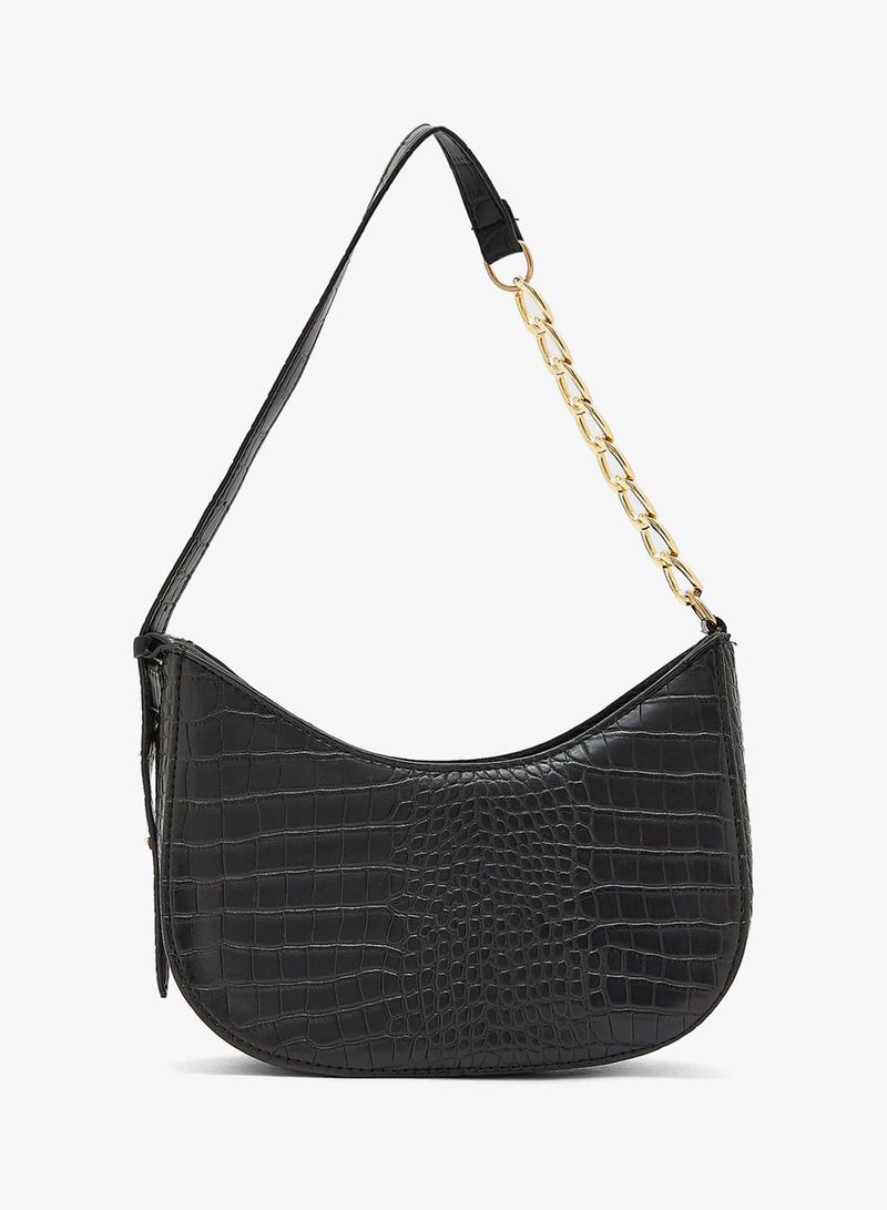 ELLA Croc Shoulder Bag - Image 1