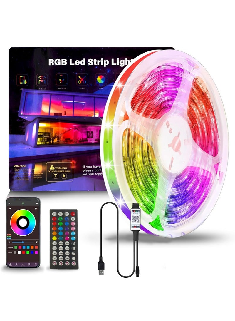 يالونج غرفة نوم RGB قطاع لد الخفيفة - متعدد الألوان مع وحدة تحكم عن بعد ، الناقل التسلسلي العام بالطاقة ، ماء ، غرفة نوم / تلفزيون / كمبيوتر سطح المكتب / حوض السمك الديكور المثالي لد الخفيفة - Image 1