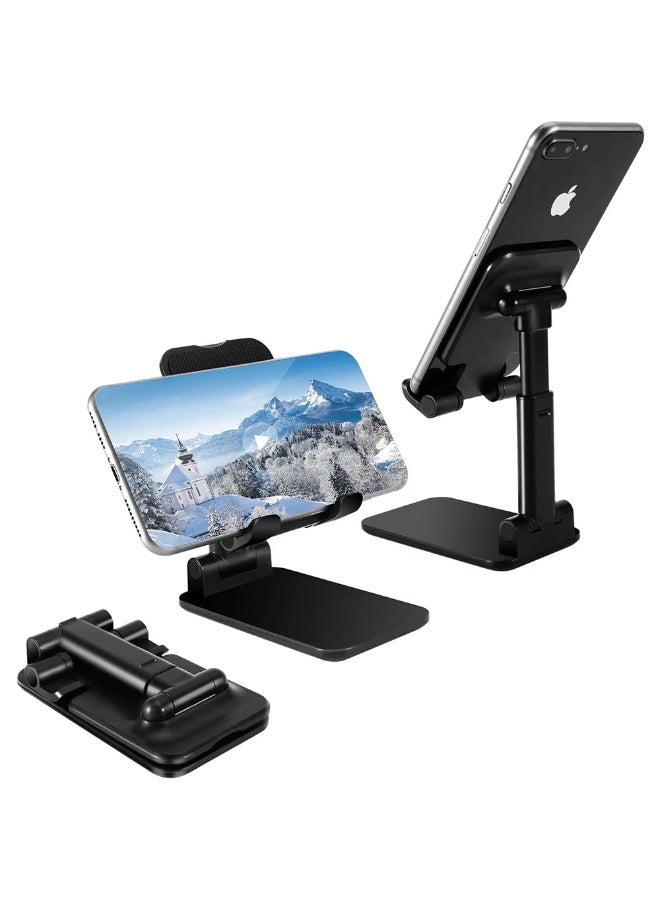 Adjustable Desktop Tablet & Mobile Phone Holder Stand – Foldable, Extendable Support for Desk, Bed, and Table - Image 2