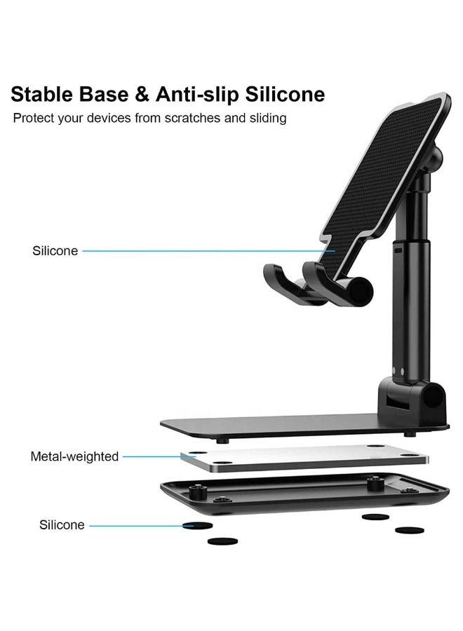 Adjustable Desktop Tablet & Mobile Phone Holder Stand – Foldable, Extendable Support for Desk, Bed, and Table - Image 5