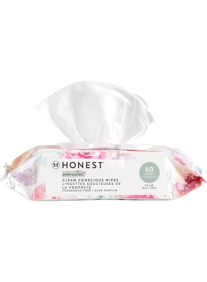 erorex Clean Conscious Unscented Wipes Over 99% Water Compostable Plant Based Baby Wipes Hypoallergenic - Image 1