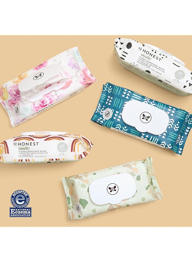 erorex Clean Conscious Unscented Wipes Over 99% Water Compostable Plant Based Baby Wipes Hypoallergenic - Image 4