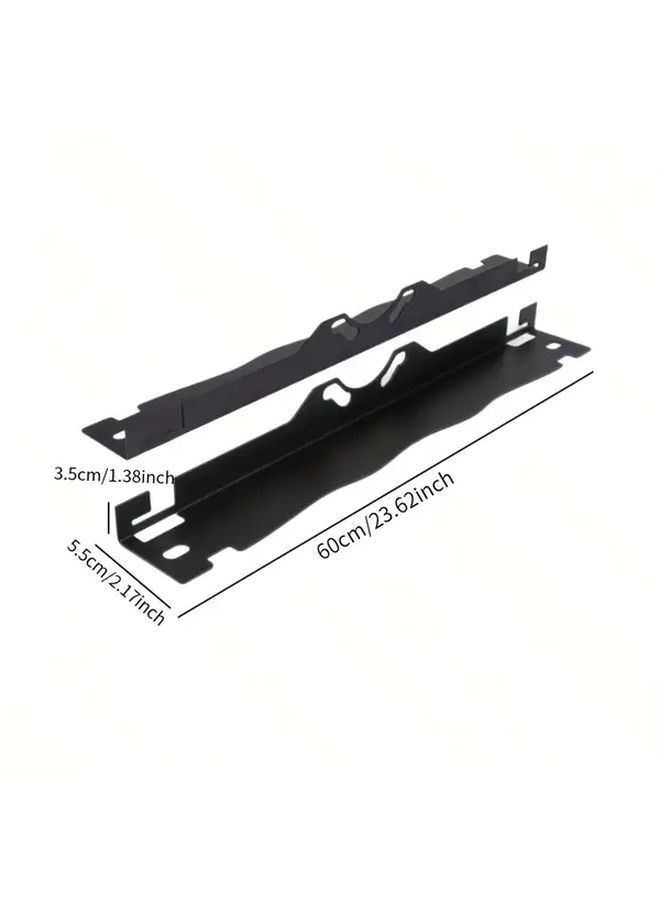 Heavy Duty Wheel Alignment Tool Board Black Precision Garage DIY Toe Alignment Board with Cutouts Rack Compatible Durable Tire Shop Mechanics Home Workshop Suspension System Accessory Sturdy Long Lasting Car Enthusiast - Image 3