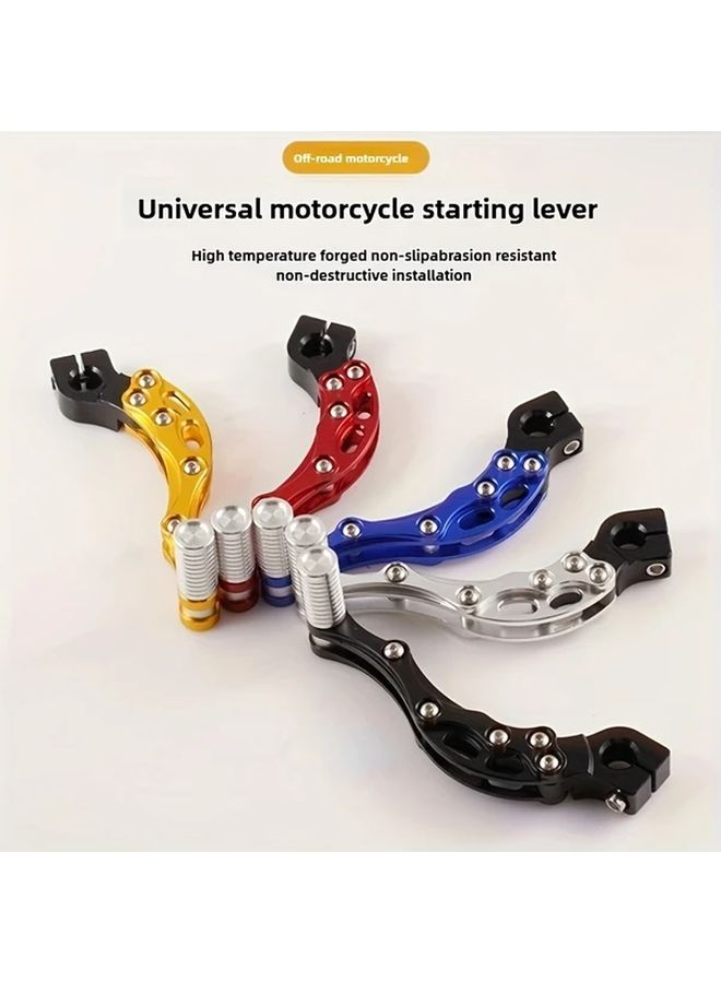 Blue CNC Aluminum Motorcycle Kick Starter Universal Modification Durable Upgrade Part - Image 4