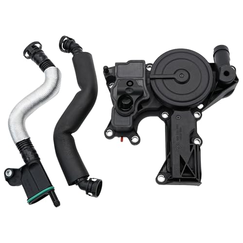 LEVANLIGHT PCV Valve Engine Crankcase Vent Oil Separator Breather Hose Kit Compatible with Audi A3 A4 A5 Q5 TT VW Beetle CC Jetta Passat Tiguan 2.0T, Replaces# 06H103495AB, 06H103495AH, 06H103495B - Image 1