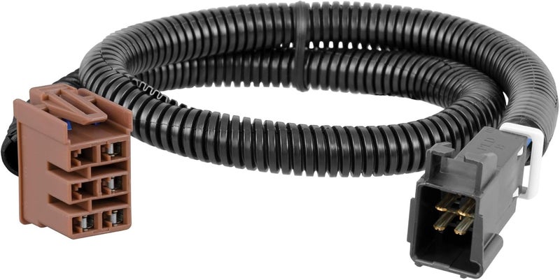 كيرت 51343 مجموعة أسلاك توصيل وحدة التحكم في الفرامل الكهربائية للمقطورة Quick Plug، مناسبة لـ Chevrolet Silverado, Suburban, Tahoe, GMC Sierra, Yukon, Escalade، أسود - Image 1