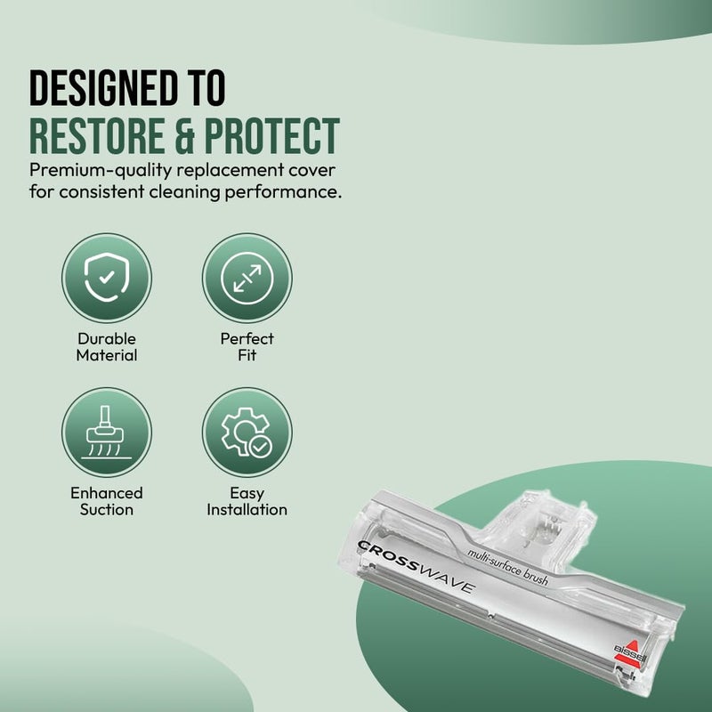 Selgo نافذة القدم البديلة لجهاز بيسل كروس ويف متعدد الأسطح جاف/مبلل | غطاء فرشاة بيسل كروس ويف OEM # 1608698 لسلسلة 3888A 1785 (غير مناسب لسلسلة 2306) - Image 2