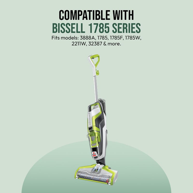 Selgo نافذة القدم البديلة لجهاز بيسل كروس ويف متعدد الأسطح جاف/مبلل | غطاء فرشاة بيسل كروس ويف OEM # 1608698 لسلسلة 3888A 1785 (غير مناسب لسلسلة 2306) - Image 3