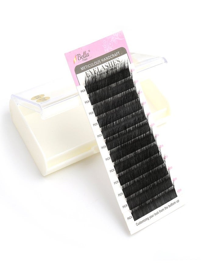 Bella Hair Natural Looking J Curl Siberian Mink Eyelash Extensions Handmade Volume Individual False Lashes Pack Thickness 0.15mm Medium 12mm by Bella Hair - Image 2