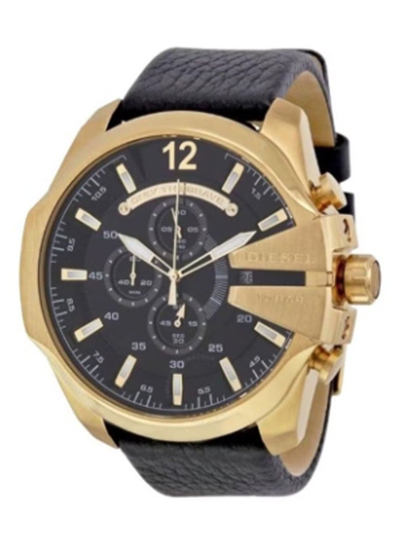 ديزل فيول رجال ميغا رئيس كرونوغراف كوارتز ساعة DZ4344 - Image 1