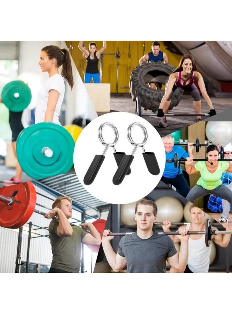 KANGAROO 6pcs Kangaroo Spring Collar Clips Dumbbell Barbell Clamps Spring Locking Collars for Gym Fitness Weight Lifting Equipment  - Image 2