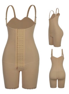 Body Sculpting Compression Garment With Three Front Clips for Control and Compression After Childbirth and Other Occasions
