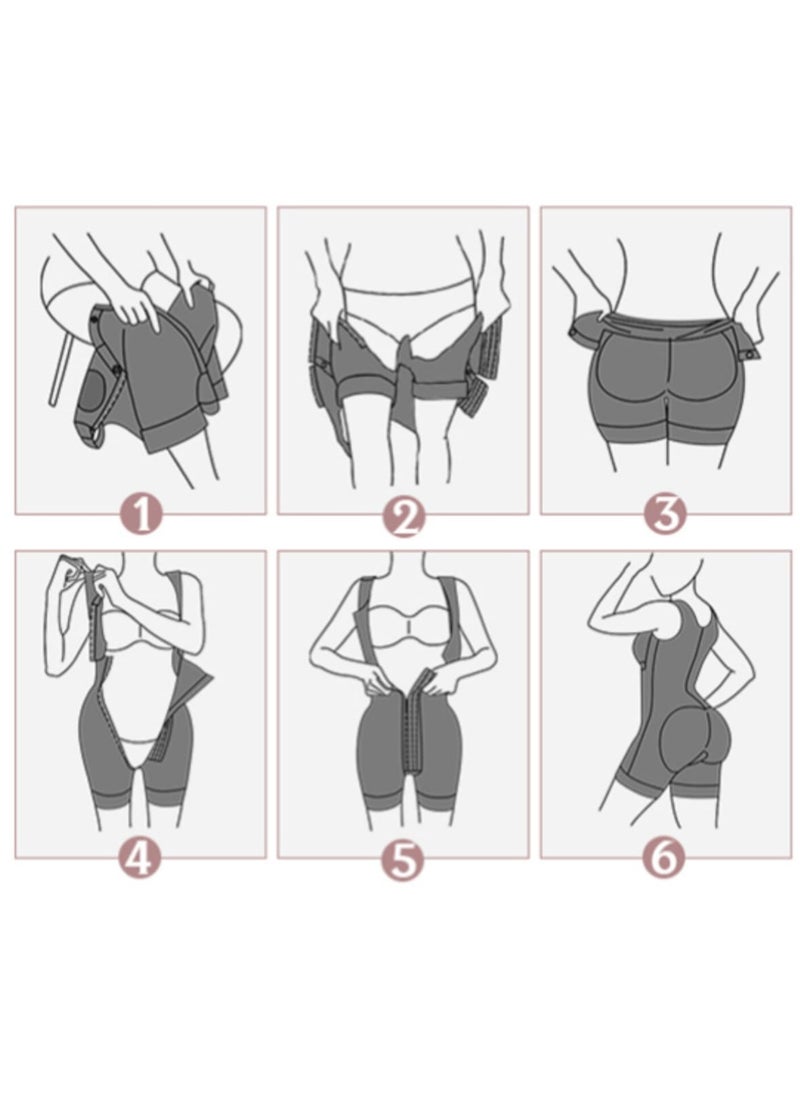 Generic - Body Sculpting Compression Garment With Three Front Clips for Control and Compression After Childbirth and Other Occasions - Image 1