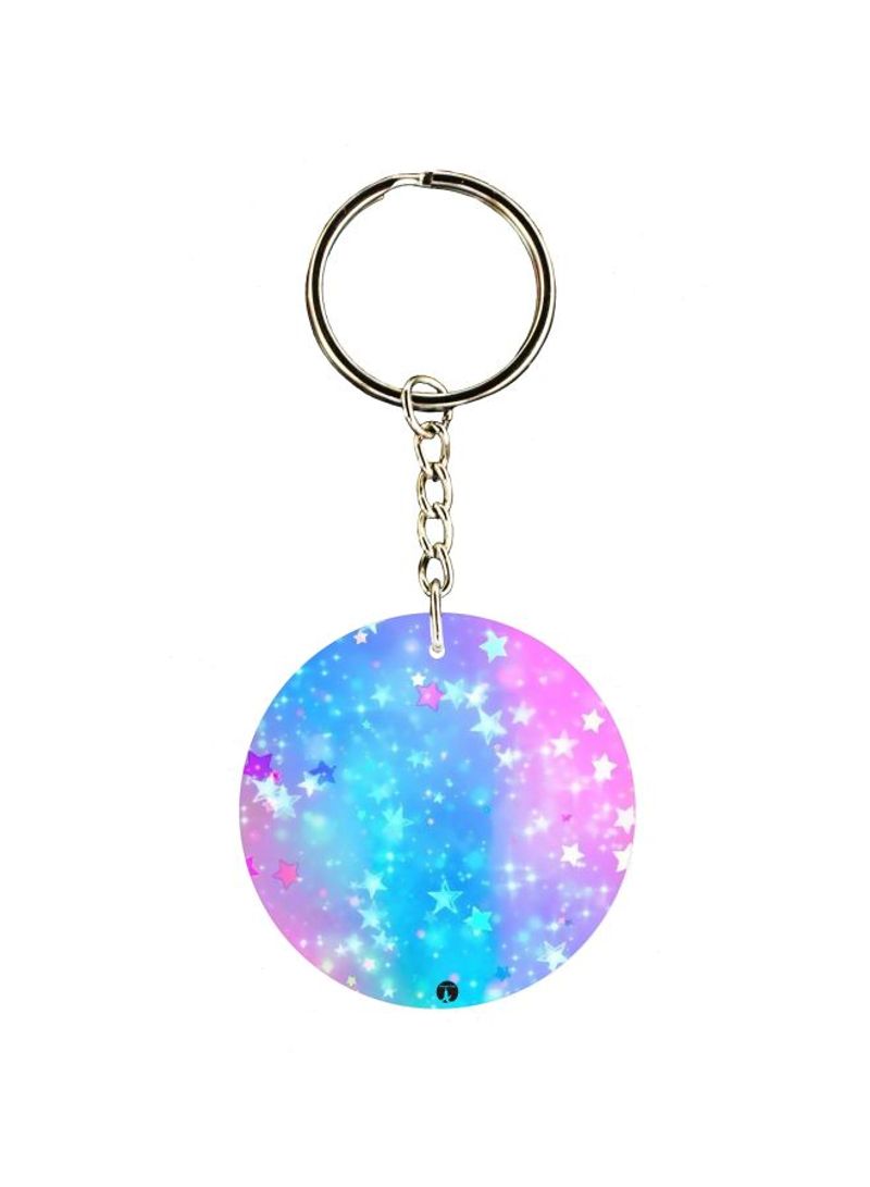 RKN Star Printed Keychain