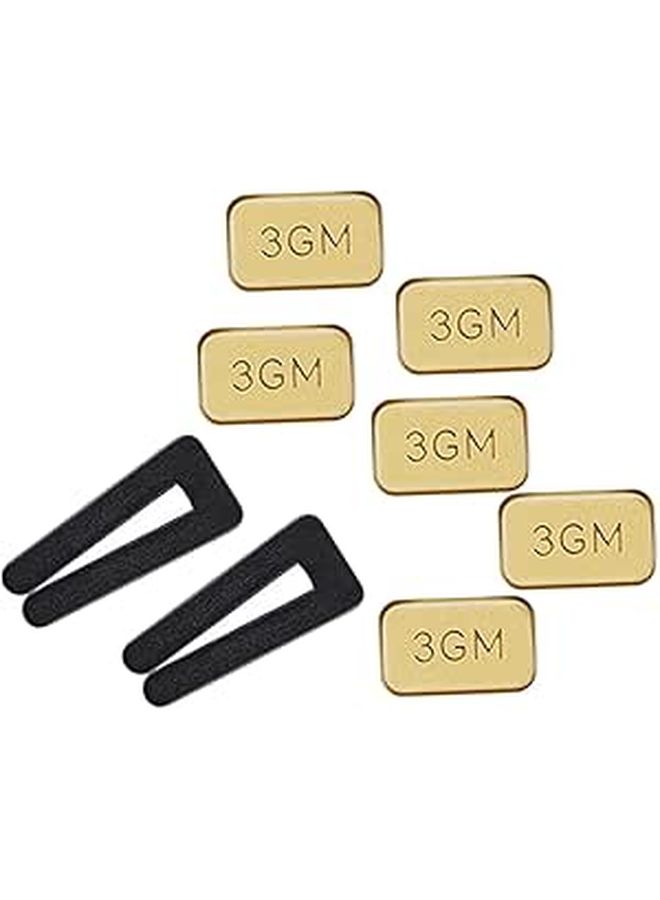 Kit 1 Set Balance Piece Fan Light Securing Clip Weight Accessories Epoxy Tool Fan Clips Metal Ceiling Fan Suite Supplies Fans Balancer White Silver - Image 1