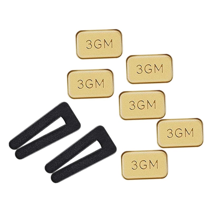 Kit 1 Set Balance Piece Fan Light Securing Clip Weight Accessories Epoxy Tool Fan Clips Metal Ceiling Fan Suite Supplies Fans Balancer White Silver - Image 2