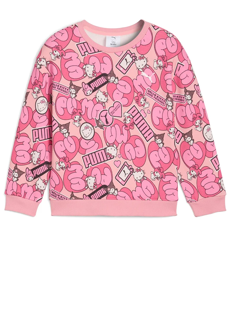 PUMA Hello Kitty & Friends Relaxed Aop Sweatshirt