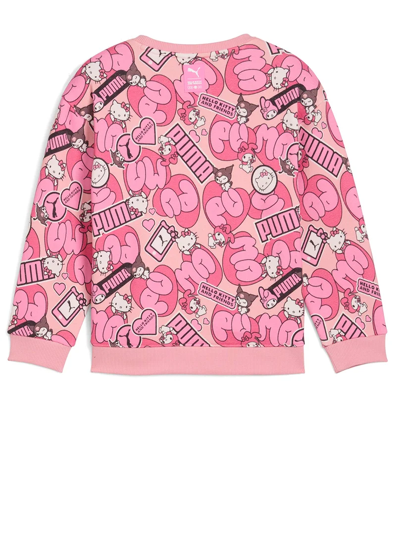 PUMA Hello Kitty & Friends Relaxed Aop Sweatshirt