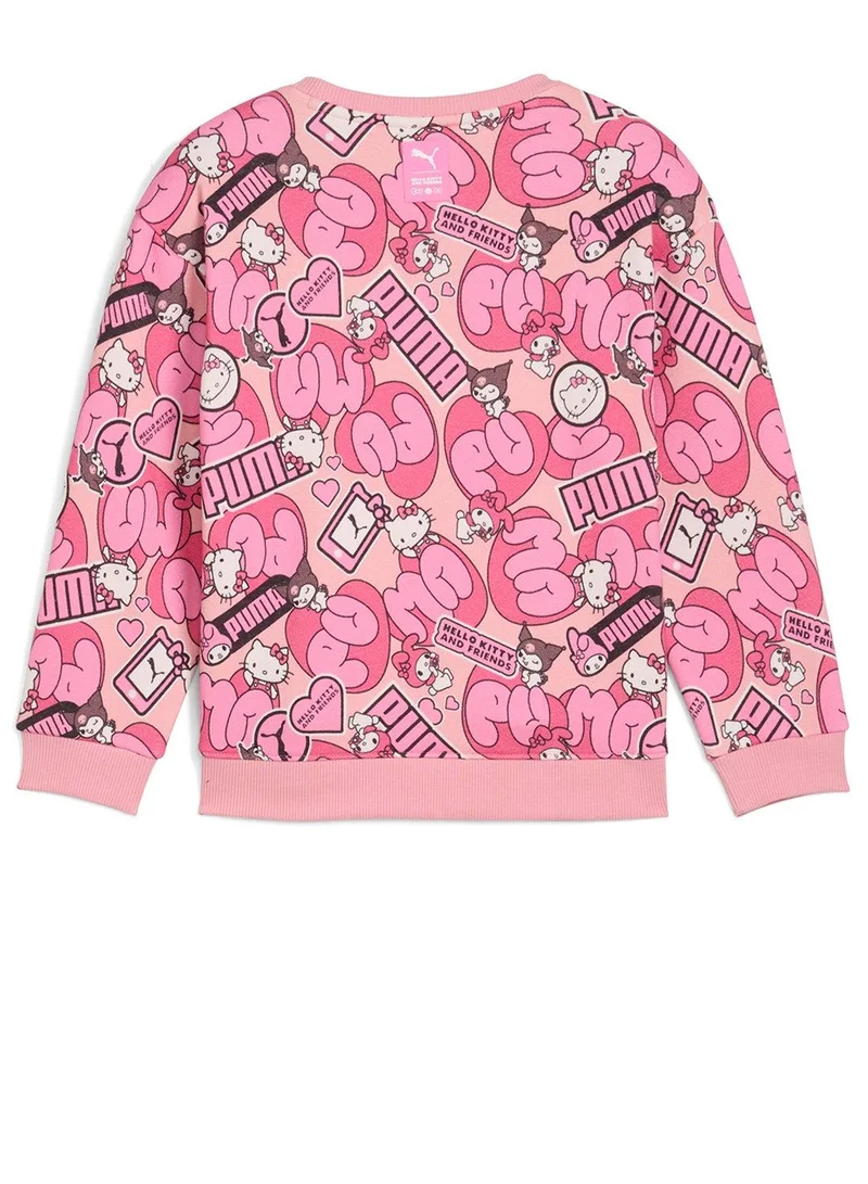 بوما سويت شيرت هالو كيتي والأصدقاء بنقشة مريحة