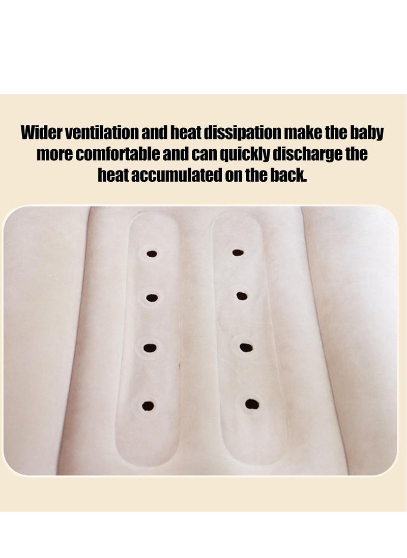 XICEN Inflatable Baby Travel Bed, Toddler Travel Airplane Bed, Airplane Seat Extender for Kids, Plane Bed for Toddler Baby Air Mattress, Toddler Blow Up Bed with Inflatable Pump Storage Bag  - Image 3