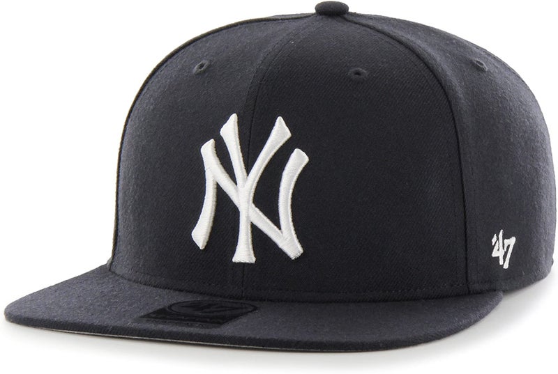 47 MLB Sure Shot Captain Hat Adjustable Structured 6-Panel Snapback Hat Cap, Adult One Size Fits All (as1, Alpha, one_Size, New York Yankees) - Image 2