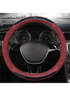 Generic Leather car steering wheel cover, compatible with all car models  - Image 2
