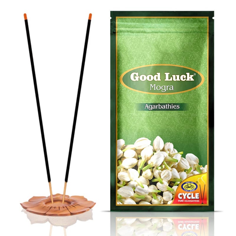 Cycle Pure Agarbatti Combo Pack Pack of 5 Good Luck Kewda Kasturi Champa Rose Mogra Floral Natural Incense for Puja Meditation Freshness Happy Vibes - Image 5