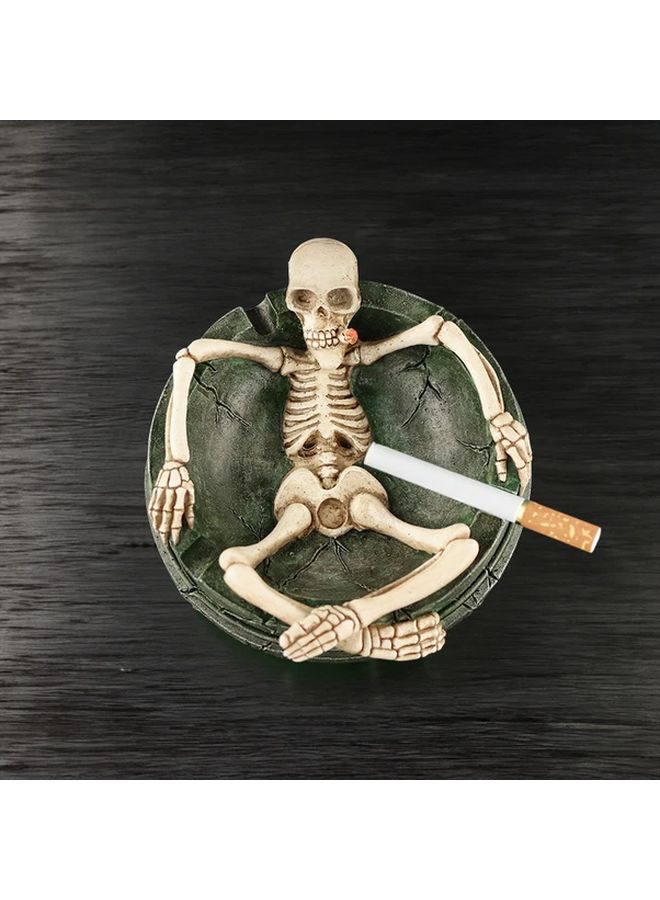 Gothic Skull Ashtray Style B Resin Smoking Skeleton With Smoke Effect Edgy Home Bar Office Decor Unique Gift For Dark Theme Lovers Skull Decor Detailed Craftsmanship - Image 5