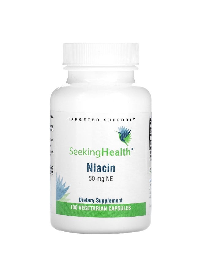 Seeking Health Seeking Health, Niacin, 50 mg NE, 100 Vegetarian Capsules  - Image 1