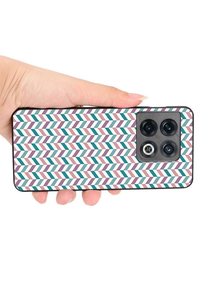 Okteq - TPU Protection and Hybrid Rigid Clear Back Cover Case Small Mix Patterns for OnePlus 10 Pro - Image 1