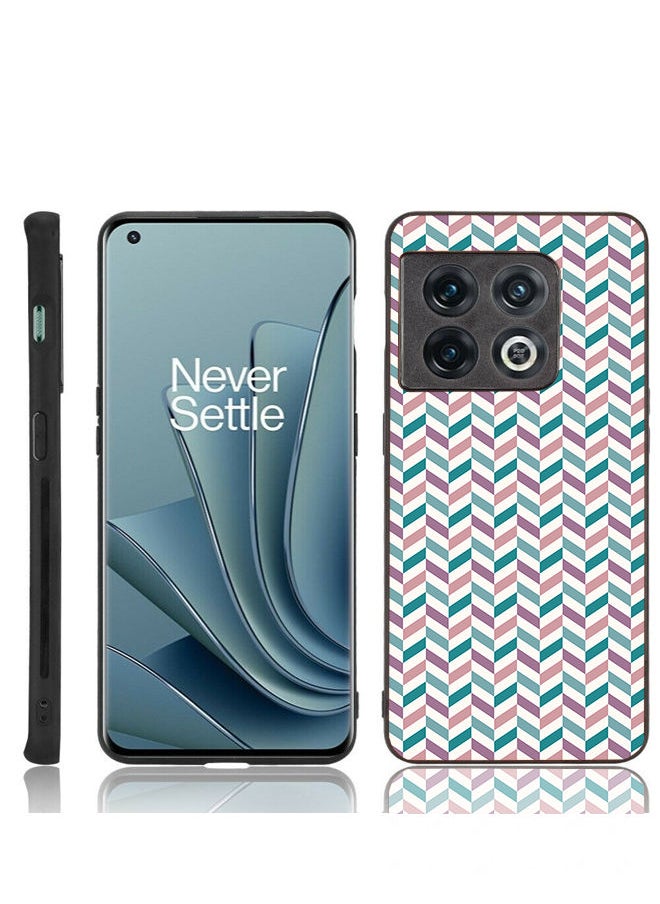 Okteq - TPU Protection and Hybrid Rigid Clear Back Cover Case Small Mix Patterns for OnePlus 10 Pro - Image 1