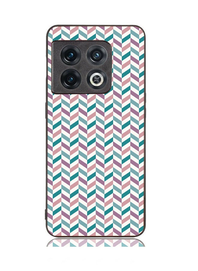 Okteq - TPU Protection and Hybrid Rigid Clear Back Cover Case Small Mix Patterns for OnePlus 10 Pro - Image 1